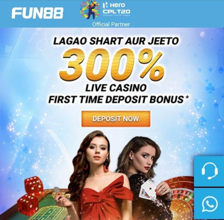 Fun88 India – Fastest Online Casino | Free Ka Game