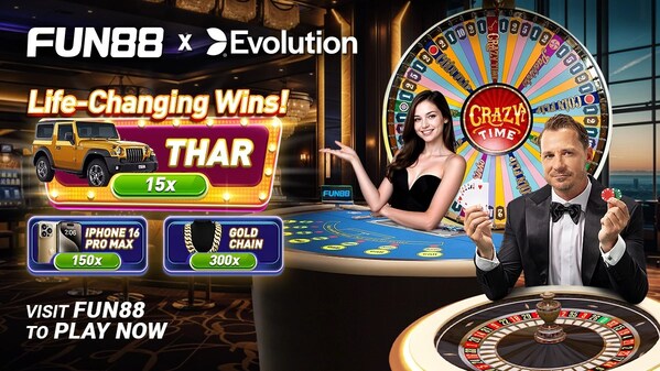 Fun88 Launches 'Fun88 x Evolution: Life-Changing Wins' Promotion