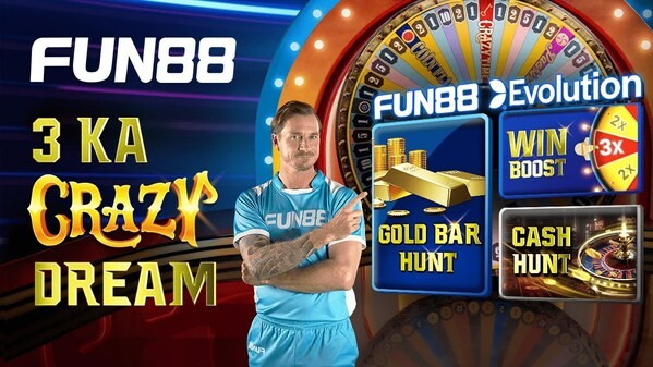 Fun88 India Unveils '3 Ka Crazy Dream' ₹300 Crore Winnings Bonanza, Business News - AsiaOne